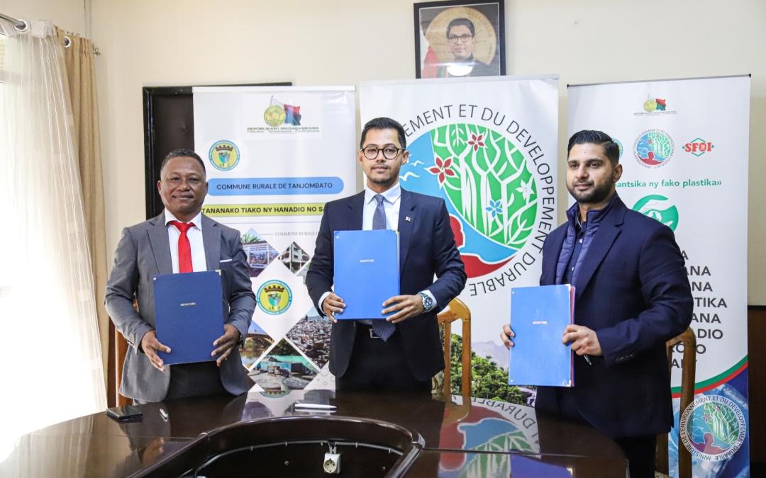 𝗟𝗮𝗻𝗰𝗲𝗺𝗲𝗻𝘁 𝗱’𝘂𝗻 𝗽𝗿𝗼𝗷𝗲𝘁 𝗽𝗶𝗹𝗼𝘁𝗲 𝗱𝗲 𝘃𝗮𝗹𝗼𝗿𝗶𝘀𝗮𝘁𝗶𝗼𝗻 𝗱𝗲𝘀 𝗱𝗲́𝗰𝗵𝗲𝘁𝘀 𝗽𝗹𝗮𝘀𝘁𝗶𝗾𝘂𝗲𝘀 𝗮̀ 𝗧𝗮𝗻𝗷𝗼𝗺𝗯𝗮𝘁𝗼